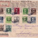 Bayern - Ludwig/Germania/Freistaat Kleinwerte Einschreibebrief München 9.11.19
