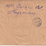 Bayern - Ludwig/Kriegsbeschädigte Einschreibebrief Regensburg - FFM 2.3.20