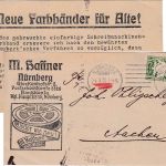 Bayern - 5 Pfg. Wappen/Aufbrauch illustr. Drucksachenkarte Nürnberg 24.3.20