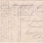 Bayern - Bier Juxkarte "Seid umschlungen Millionen" gelaufen München 1923