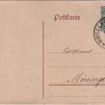 DR - 5 Pfg. Korbdeckel Fernkarte Bodelshausen - Meiningen 6.12.23