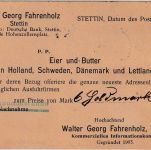 DR-Infla - 4x1 Mrd Korbdeckel Drucksachenkarte/4fach-Tarif Stettin 28.11.23