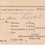 DR-Infla - 2x2 Mrd. Korbdeckel dst. Drucksachenkarte/4fach-Tarif Weimar 29.11.23