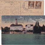 DR-Infla - 2x40 Pfg. By-Abschied/DR Karte/Sondertarif n. CZ Schachen 2.9.21
