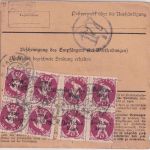 DR-Infla - 8x75+50 Pfg By-Abschied/DRWertpaketkarte Waldmünchen 16.4.20