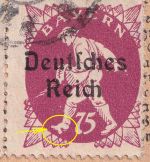 DR-Infla - 8x75+50 Pfg By-Abschied/DRWertpaketkarte Waldmünchen 16.4.20