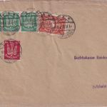 DR-Infla - 3x80 Pfg. Holztaube u.a. Brief Oberramstadt - Reinheim 1.11.22