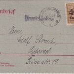 DR-Infla - 400Tsd/30 Pfg. Drucksachenbrief Braunschweig - Biberach 3.10.23
