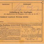 DR - 2x1,50/1,25 M. Reichspostamt u.a. Paketkarte K1 Ballenberg 1.10.21
