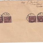 DR - 2x1,50/1,25 M. Reichspostamt u.a. Einschreibebrief Patschkau 19.3.22