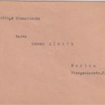 DR - 1 1/4 M. Germania Perfin "MB" Ortsbrief Berlin N54 - 4.4.22