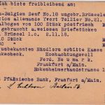 DR - 2x2 1/2 + 5x3 Pfg. Germania karte n. SPANIEN Frankfurt a/M. -27.3.20