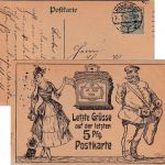 DR - 5 Pfg. Germania Ganzsache/priv. Zudruck "Letzte Grüße" Hamburg 31.7.16