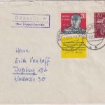 DDR - Dönschten ü. Dippoldiswalde apt. Landpost-Ra2 Brief n. Augsburg 1959