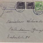 All.Bes. - (10) Oberkaina ü. Bautzen Landpost-Ra2 Brief n. Heidenheim 1948