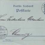 DR - 2 Pfg. K/A Ganzsache/Karte Nachbarortsverkehr Kappel - Chemnitz 1900