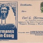 DR-Infla - 40 M. Posthorn illustr. Karte Frauenstein - Dresden 9.4.23