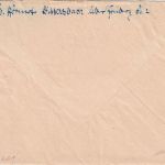DDR - (10) Dittersbach ü. Freiberg (Sachs.) 2 Landpost-Ra2 Brief n. München 1952