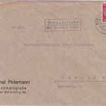 DR - Schmalzgrube ü. Marienberg (Sachsen) Landpost-Ra2 Brief n. Berlin 1939