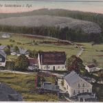 Sachsen - Rautenkranz (Vogtland) farb. Ortsansicht gelaufen/Feldpost 1916