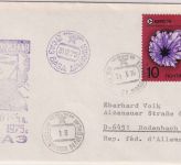 UdSSR - Base Drúzhnaya Antarktis Helikopterpost 1975 Brief n. Rodenbach selten !