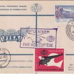 CSSR - Praga 1962 FISA-Sonderkarte m. SST Helikopterpost n. Österreich