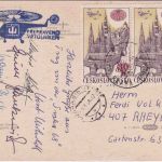 CSSR - Praga 1968 Bedarfskarte/Helikopterpost SST/Tagesstpl. Prag