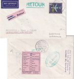 BRD - Stromfjord (Grönland) Helikopterpost Zuleitungspost ab Rheydt 1965