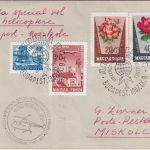 Ungarn - Aerophila 67 Helikopterposta Budapest Miscolc 9.9.67
