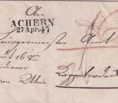 Baden - Achern 27 Apr. 47 L2 Nachnahmebrief Ulm - Kappelrodeck - Inhalt !!