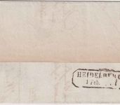 Baden/Bayern - Neustadt a.d.H. 28/1(1852) +bad. Bahnpost-Kursstpl. IV Portobrief