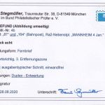 Baden - 9 Kr. geschn. Ring 87+164 Mannheim/Bahnpost Brief Mannheim 4. Jan (1855)
