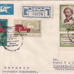 Israel - Tel Aviv Firstflight Arkia Helicopter Luftpost-Einschreibebrief 15.5.59