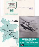 Pakistan - PIA Helicopter Service Khulna Dacca First Flight Cover NOV 25, 1963