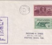 USA AM84 Firstflight Turbine Powered Helicopter Luftpostbrief Los Angeles 1.3.62
