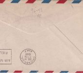 USA - Chicago Helicopter 1st-Flight AM96 Luftpostbrief Wheaton DEC 19, 1949