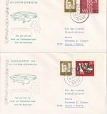 BRD - Eisnotluftpost 1963 - 7 versch. Schmuckkuverts