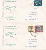 BRD - Eisnotluftpost 1963 - 7 versch. Schmuckkuverts