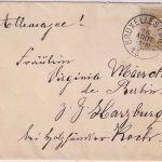 Belgien - 25 C. Leopold II. Brief Brüssel - Harzburg ca. 1870