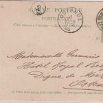 Belgien - 5 C. Ganzsache/Fährschiff La Flandre St. Gilles - Ostende 1906