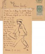 Belgien - 5 C. Wappen Ganzsache+Zusatz n. ARGENTINIEN Ostende 1909
