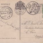 Belgien - 5 C. Wappen Drucksachenkarte n. ÄGYPTEN Brüssel - Cairo 1910