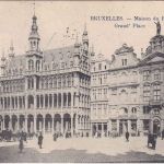 Belgien - 5 C. Wappen Drucksachenkarte n. ÄGYPTEN Brüssel - Cairo 1910