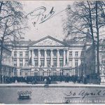 Belgien - 10 C. Leopold II. Karte n. TRANSVAAL Brüssel - Pretoria 1909