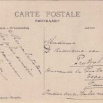 Belgien - 10 C. Leopold II. Perfin Karte n. NIEDERL. INDIEN Jumet 1909