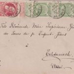 Belgien - 10 C. Leopold II. u.a. Brief n. LUXEMBURG Brüssel - Echternach 1907