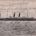 Belgien - 10 C. Leopold II. Karte n. CHILE Anvers - San Clemente 1903 Nachporto