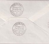 Belgien - 25. Int. Messe Posen 1956 Zuleitungspost Berlin - Poznan