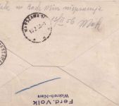 Belgien - DDR-Lufthansa Erstflug Berlin Warschau Zuleitungspost Brüssel 1956
