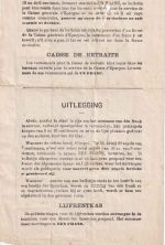 Belgien - 8x5 C. Wappen u.a. Einzahlungsquittung Spar- u. Rentenfonds 1899